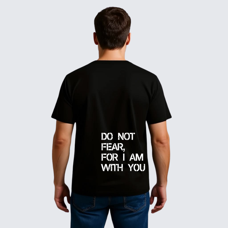 Luxe Mercerized Cotton Tee - Do Not Fear, For I Am With You Isaiah 41:10