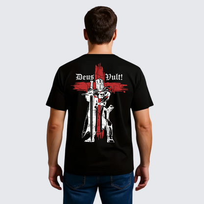Luxe Mercerized Cotton Tee - Deus Vult Crusader
