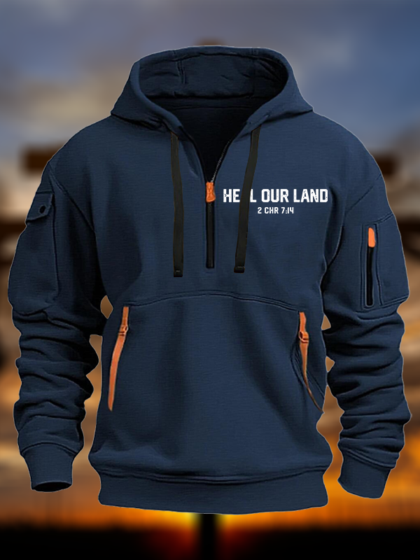 Heal Our Land Jesus God Christian Zipper Hoodies