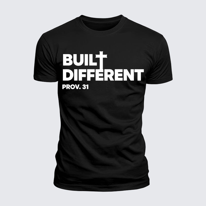 Luxe Mercerized Cotton Tee - Built Different Prov 31