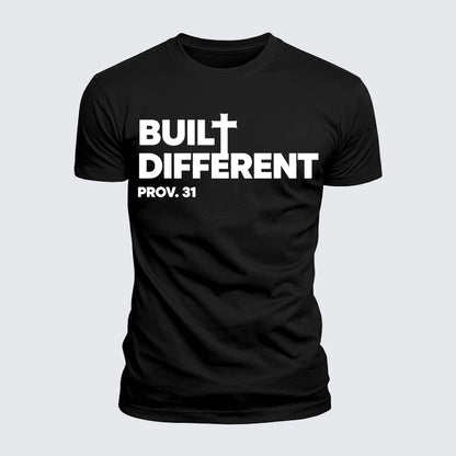 Luxe Mercerized Cotton Tee - Built Different Prov 31