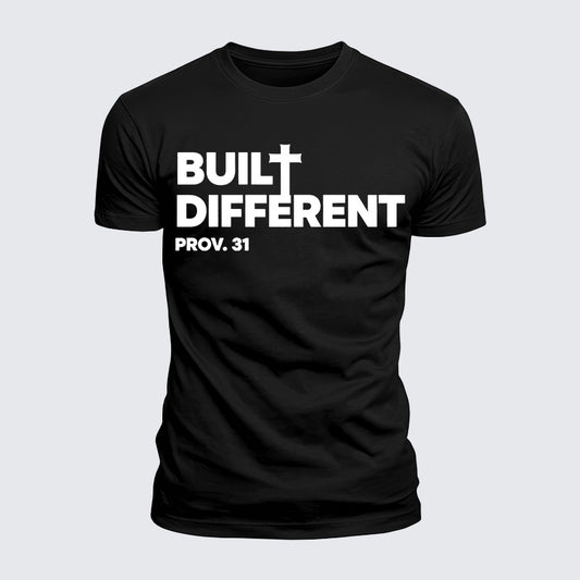Luxe Mercerized Cotton Tee - Built Different Prov 31