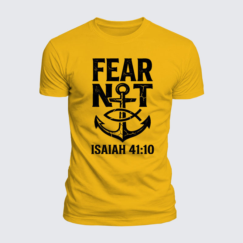 Luxe Mercerized Cotton Tee - Fear Not Isaiah 41:10