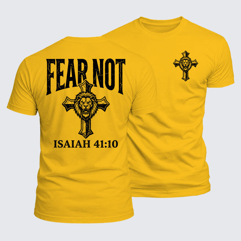 Luxe Mercerized Cotton Tee - Fear Not Isaiah 41:10