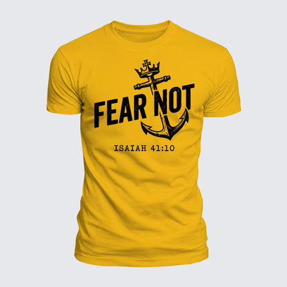 Luxe Mercerized Cotton Tee - Fear Not Isaiah 41:10