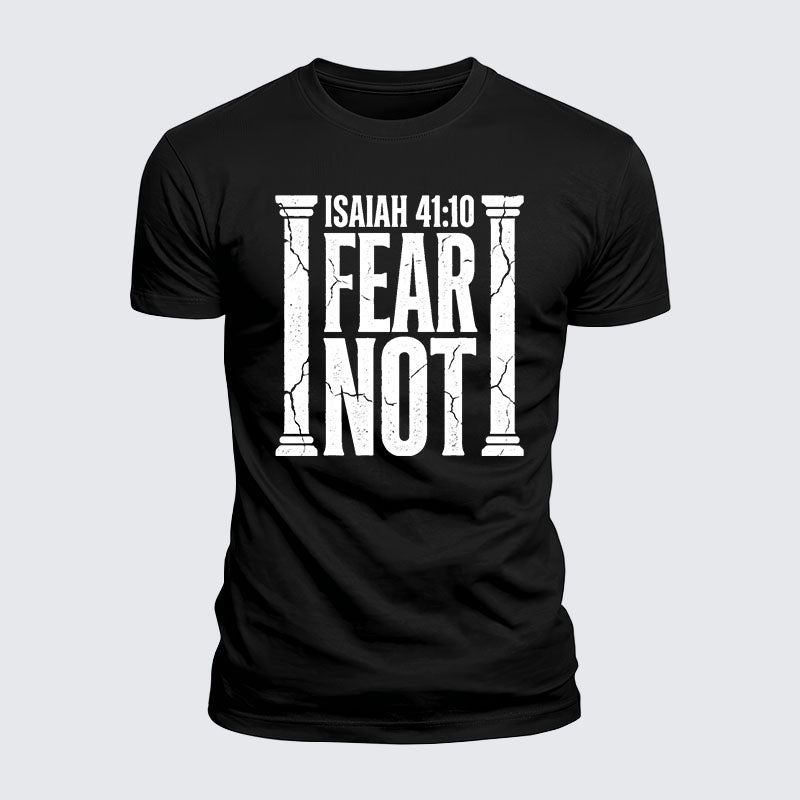 Luxe Mercerized Cotton Tee - Fear Not Isaiah 41:10