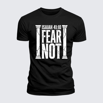Luxe Mercerized Cotton Tee - Fear Not Isaiah 41:10