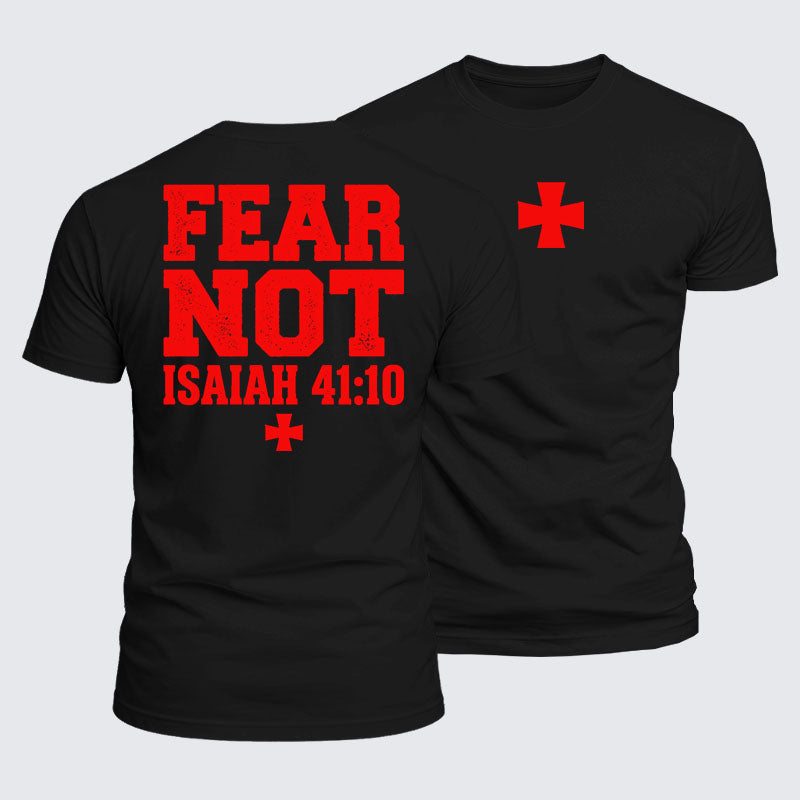 Luxe Mercerized Cotton Tee - Fear Not Isaiah 41:10