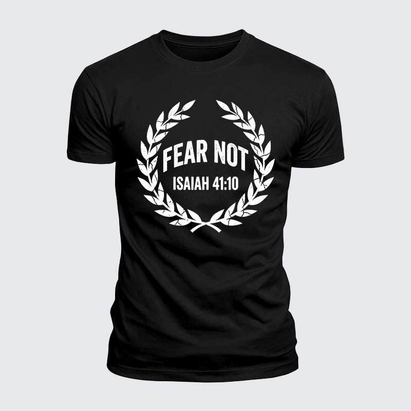 Luxe Mercerized Cotton Tee - Fear Not Isaiah 41:10