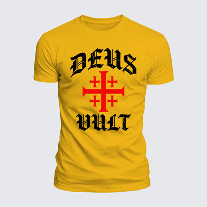 Luxe Mercerized Cotton Tee - Deus Vult