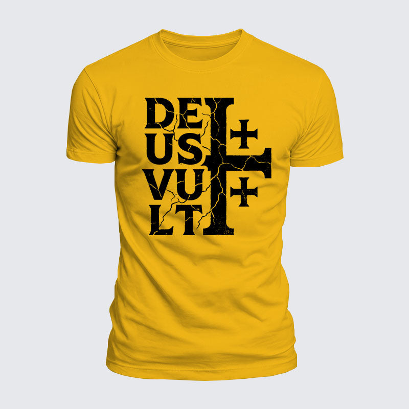 Luxe Mercerized Cotton Tee - Deus Vult