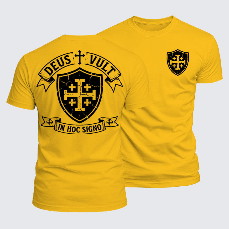 Luxe Mercerized Cotton Tee - Deus Vult