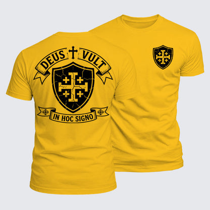 Luxe Mercerized Cotton Tee - Deus Vult