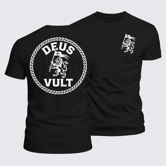 Luxe Mercerized Cotton Tee - Deus Vult