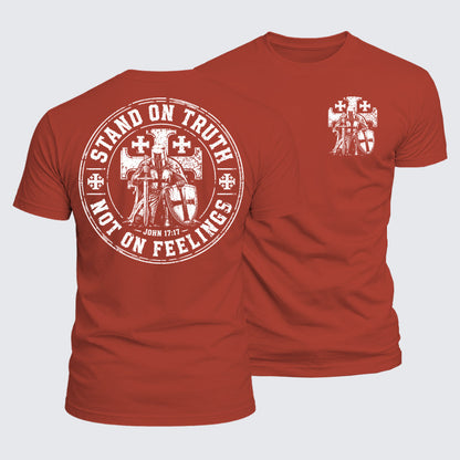 Luxe Mercerized Cotton Tee - Stand On Truth Not On Feelings