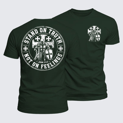 Luxe Mercerized Cotton Tee - Stand On Truth Not On Feelings