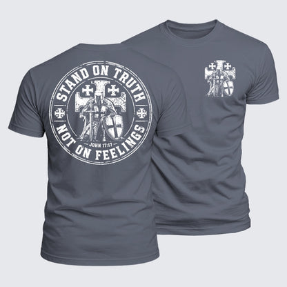 Luxe Mercerized Cotton Tee - Stand On Truth Not On Feelings