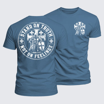 Luxe Mercerized Cotton Tee - Stand On Truth Not On Feelings