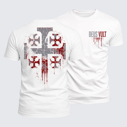 Luxe Mercerized Cotton Tee - Deus Vult