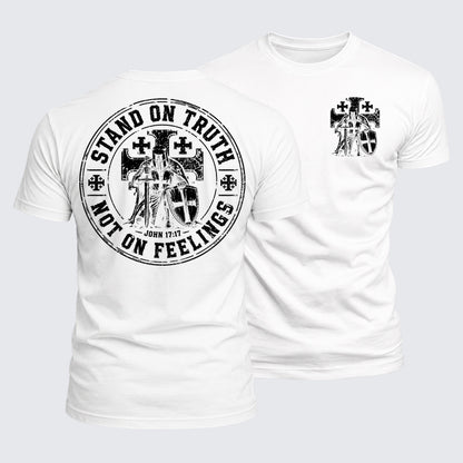 Luxe Mercerized Cotton Tee - Stand On Truth Not On Feelings