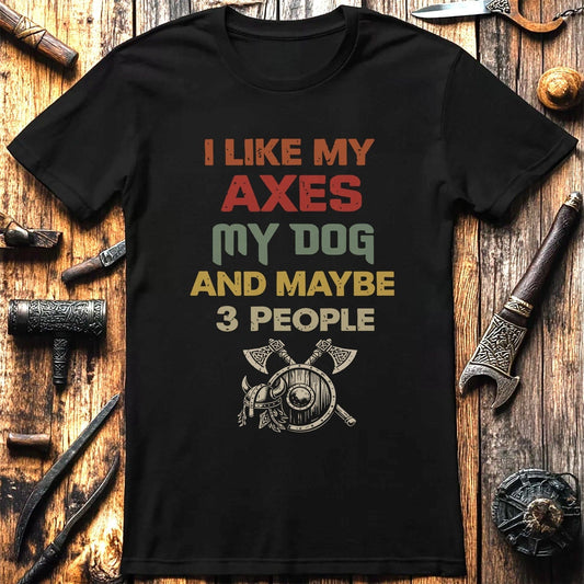 AXES DOG 3 PEOPLE 026 T Shirt US
