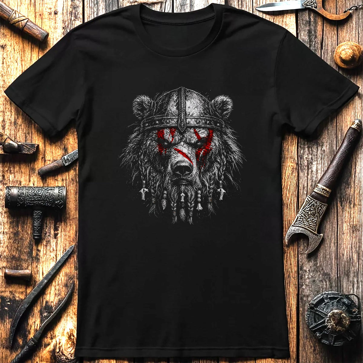 BEAR-BERSERKER-VIKING-050 T-Shirt US