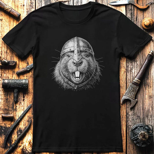 BEAVER-VIKING-HEAD-044 T-Shirt