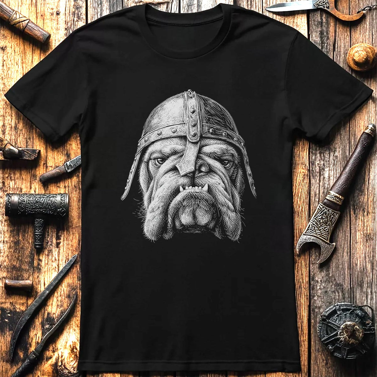 BULLDOG-VIKING-HEAD-044 T-Shirt