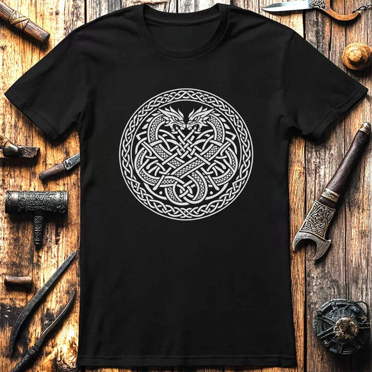 CELTIC DRAGON KNOTWORK 028 T Shirt US