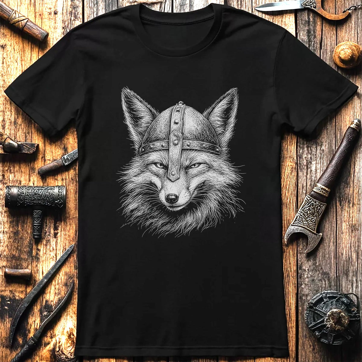 FOX-VIKING-HEAD-044 T-Shirt US
