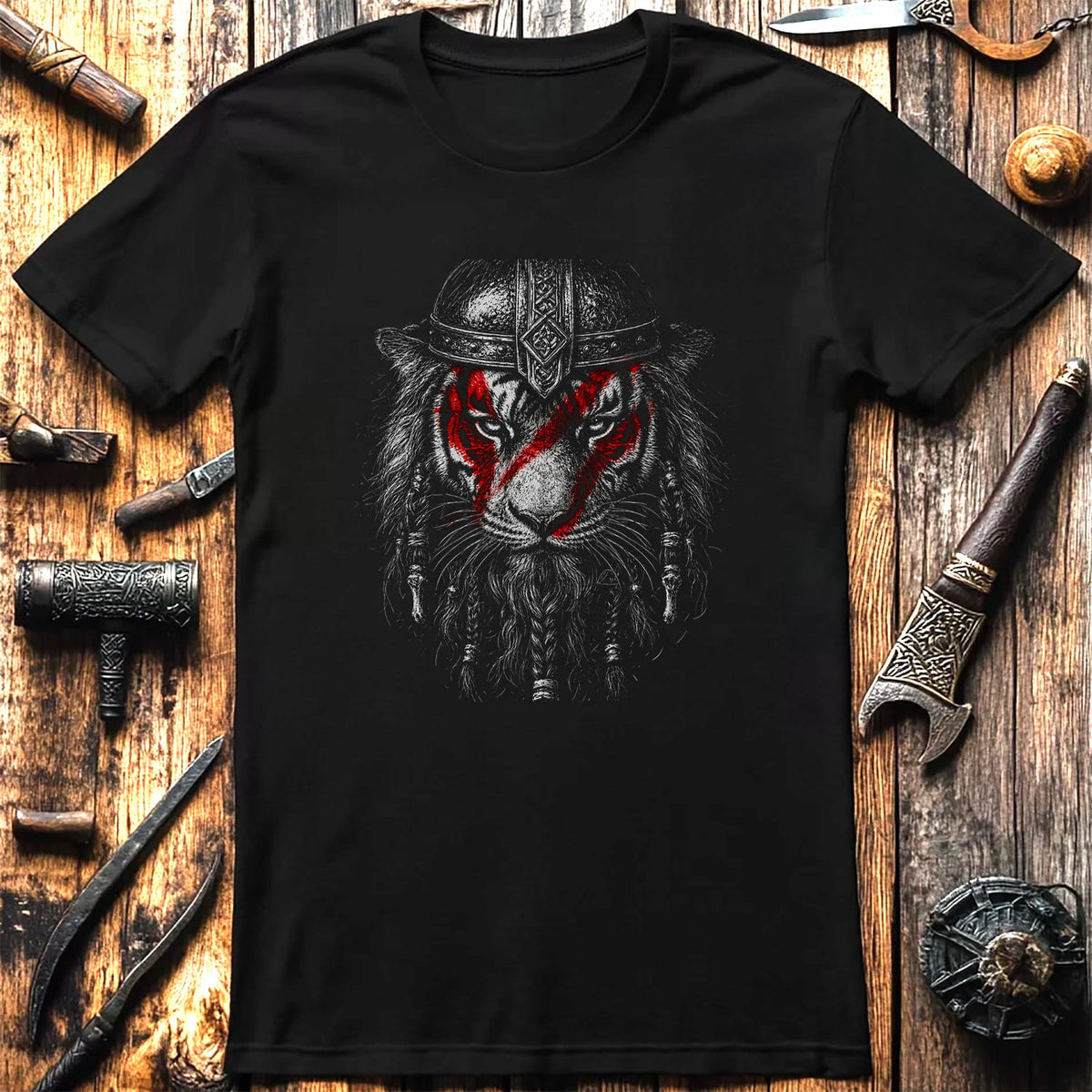TIGER-BERSERKER-VIKING-050 T-Shirt US
