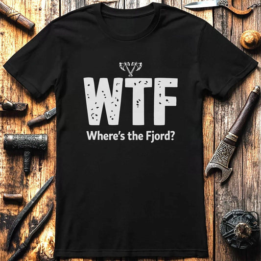 WHERE'S THE FJORD WTF 026 T Shirt US