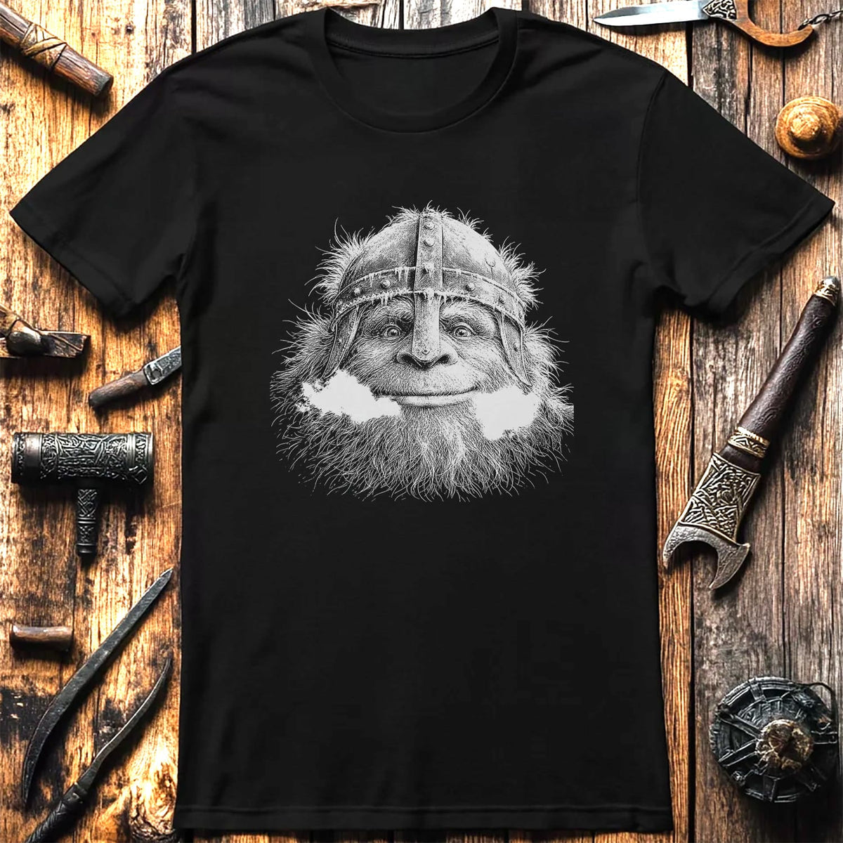 YETI-VIKING-HEAD-044 T-Shirt US