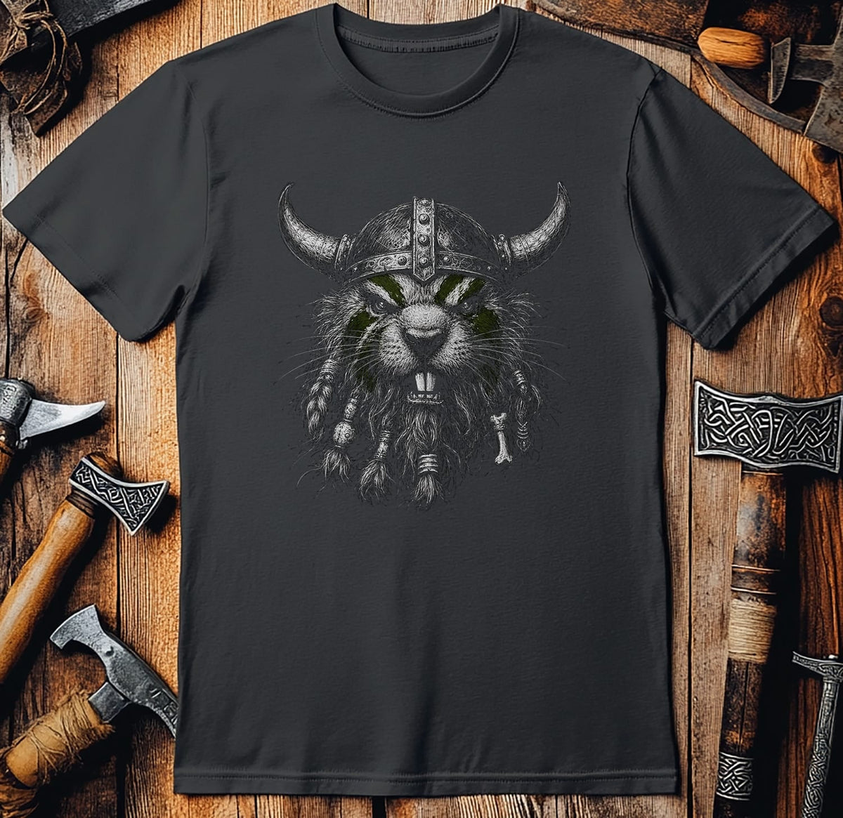 BEAVER-BERSERKER-VIKING-050 T-Shirt