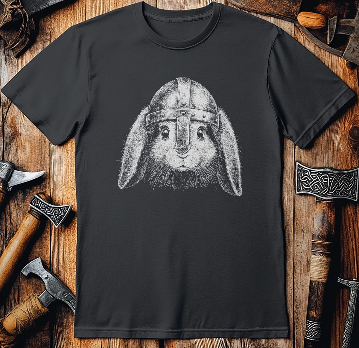 BUNNY-VIKING-HEAD-044 T-Shirt