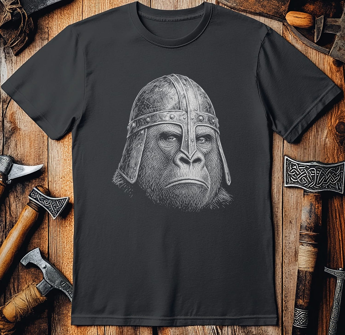 GORILLA-VIKING-HEAD-044 T-Shirt US