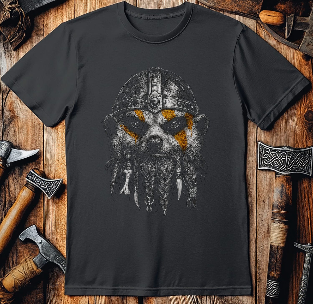 MEERKAT-BERSERKER-VIKING-050 T-Shirt US