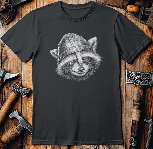 RACCOON-VIKING-HEAD-044 T-Shirt US