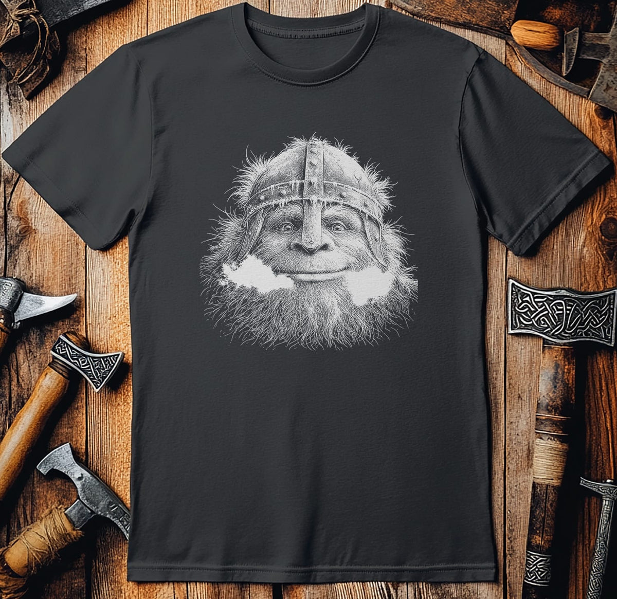 YETI-VIKING-HEAD-044 T-Shirt US