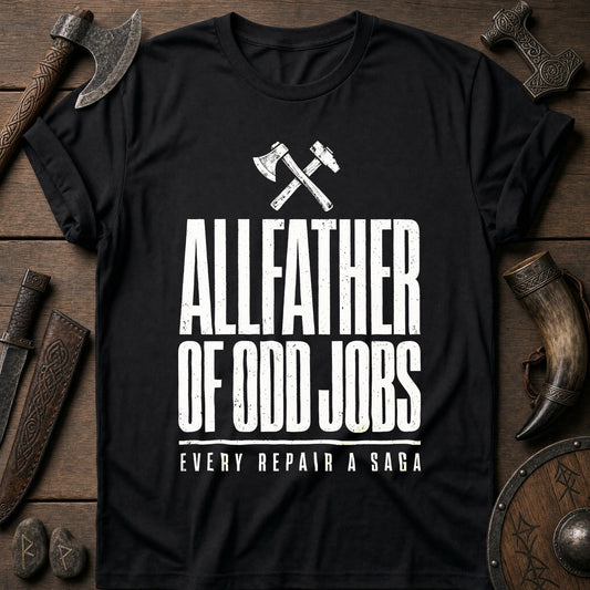 Allfather Of Odd Jobs Viking T-Shirt US