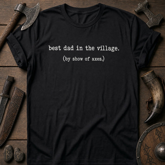 Best Dad In The Village Viking T-Shirt US