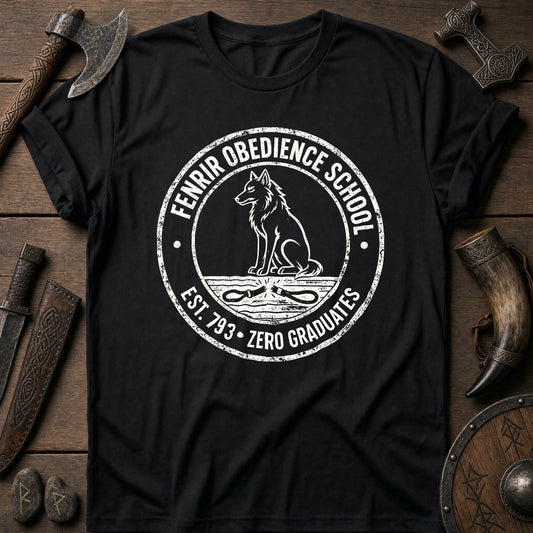 Fenrir Obedience School Viking T-Shirt US