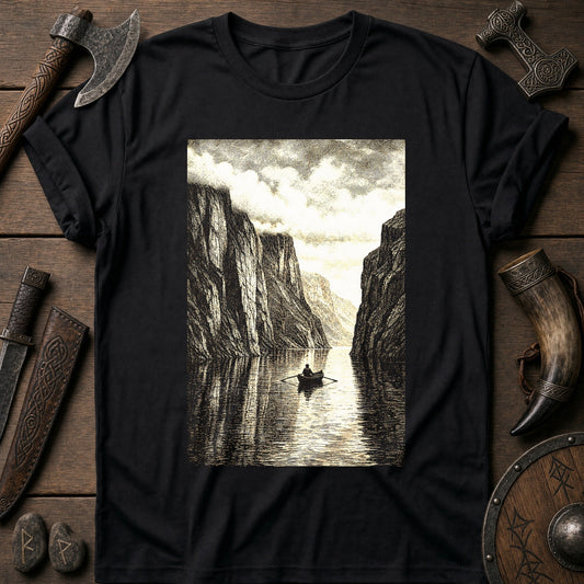 Fjord Cliffs Viking T-Shirt US