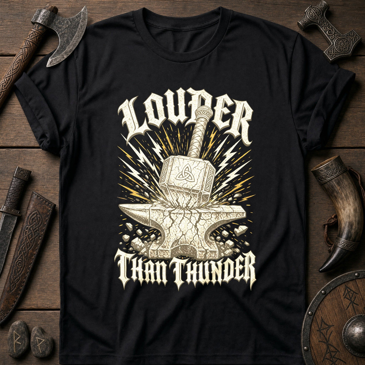 Louder Than Thunder Viking T-Shirt US