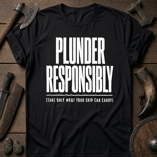 Plunder Responsibly Viking T-Shirt US