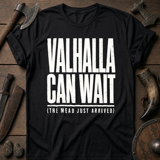 Valhalla Can Wait Viking T-Shirt US