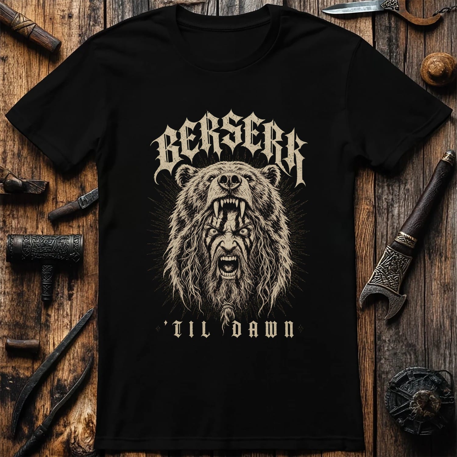 Berserk 'til Dawn Viking T-Shirt EU