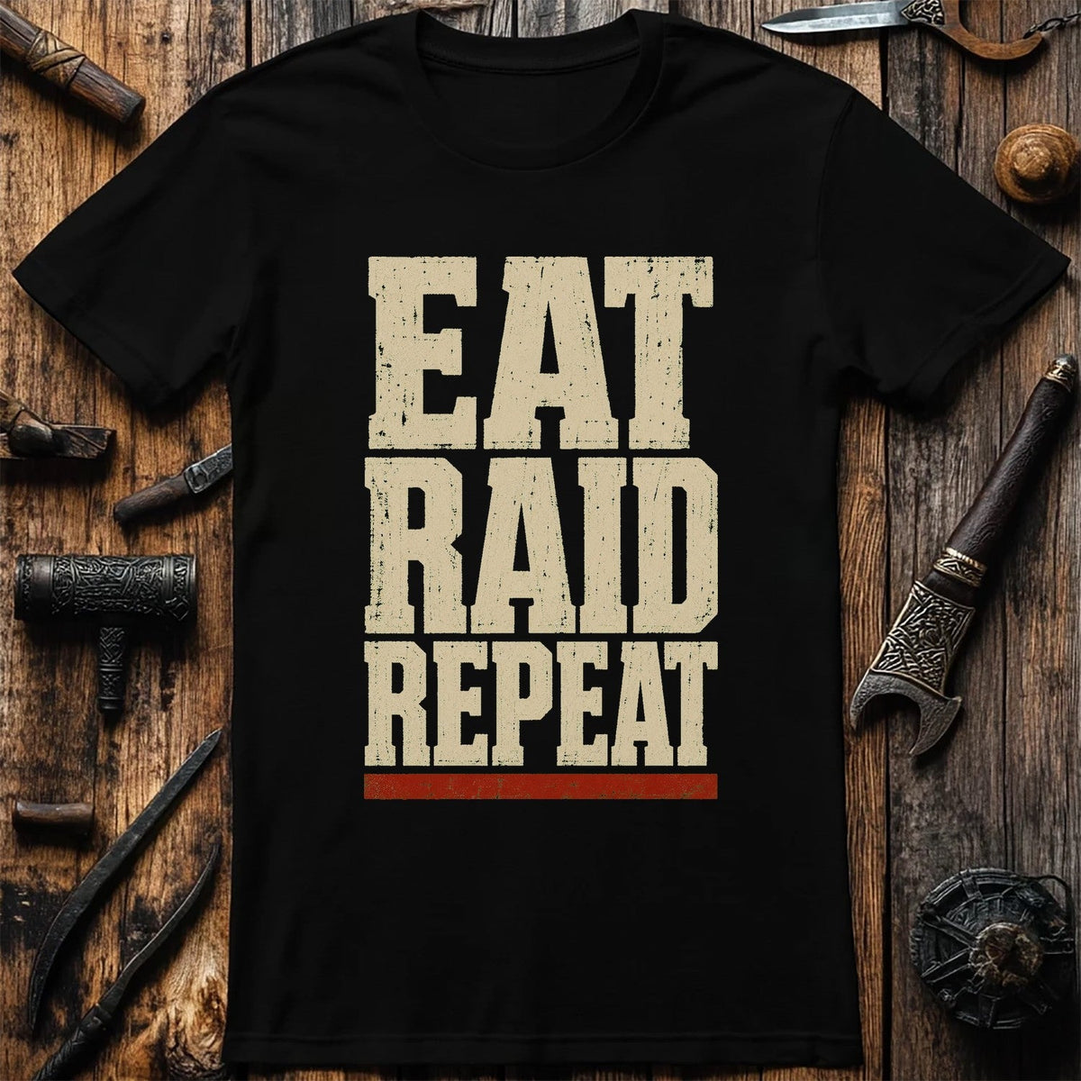 Eat Raid Repeat Viking T-Shirt US