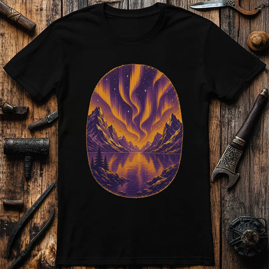 Fjord Aurora Viking T-Shirt US