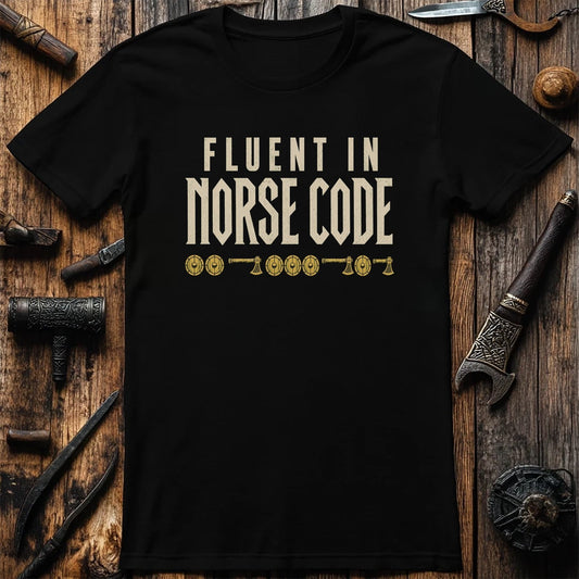 Fluent In Norse Code Viking T-Shirt US